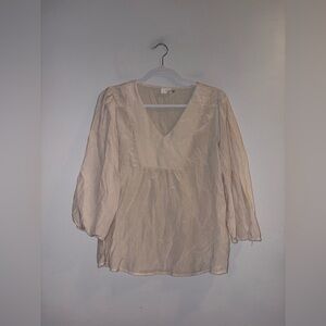 Kaffe | Cream Blouse